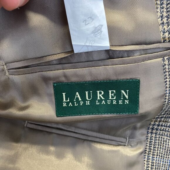 Lauren Ralph Lauren Mens Blazer Jacket Size 40R 100% Wool,Linen,Dry Clean - Picture 3 of 14